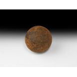 Civil War Iron Cannonball