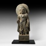 Gandharan Standing Buddha Statue