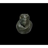 Roman Large Bacchus Bust Mount