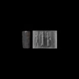 Western Asiatic Figural Cylinder Seal