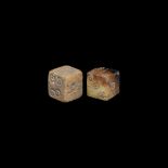 Roman Bone Dice Pair