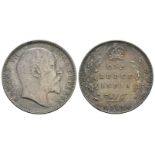 India - British - Edward VII - 1904 - 1 Rupee