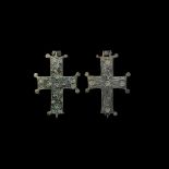 Byzantine Reliquary Cross Pendant