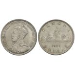 Canada - George V - 1935 - Silver 1 Dollar