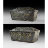 Byzantine Gilt Silver St Apollinaris Reliquary Casket