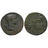 Trajan - Parthamaspates Sestertius