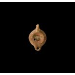 Roman Terracotta Oil Lamp