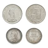 Victoria - 1887 - Shilling and Sixpence [2]