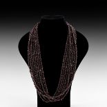 Natural History - Garnet Bead String Group