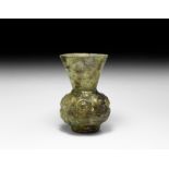 Roman Green Glass Vessel