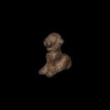 Roman Sitting Lion Statuette