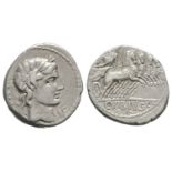 C. Vibius C. f. Pansa - Quadriga Denarius