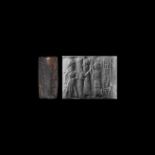 Western Asiatic Figural Cylinder Seal