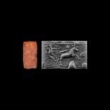 Western Asiatic Cylinder Seal with Chariot