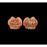Western Asiatic Carnelian Amulet with Ahura Mazda