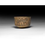 Indus Valley Mehrgarh Cup with Bird and Gryphon