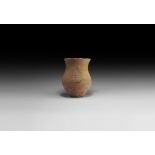 Roman Redware Flask