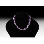 Natural History - Amethyst Bead Necklace