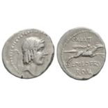 L. Calpurnius Piso Frugi - Horseman Denarius