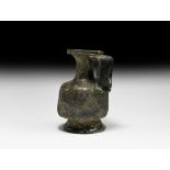 Roman Glass Handled Jug