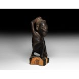 West African Crouching Figure