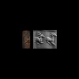 Western Asiatic Cylinder Seal with Goat