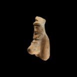 Greek Parthian Warrior Bust Fragment
