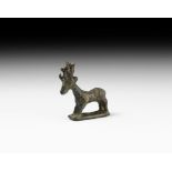 Western Asiatic Standing Stag Statuette