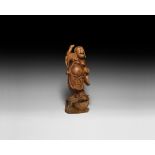 Chinese Standing Buddha Figure