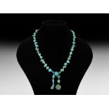 Natural History - Turquoise and Other Bead Necklace