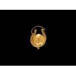 Roman Gold Earring