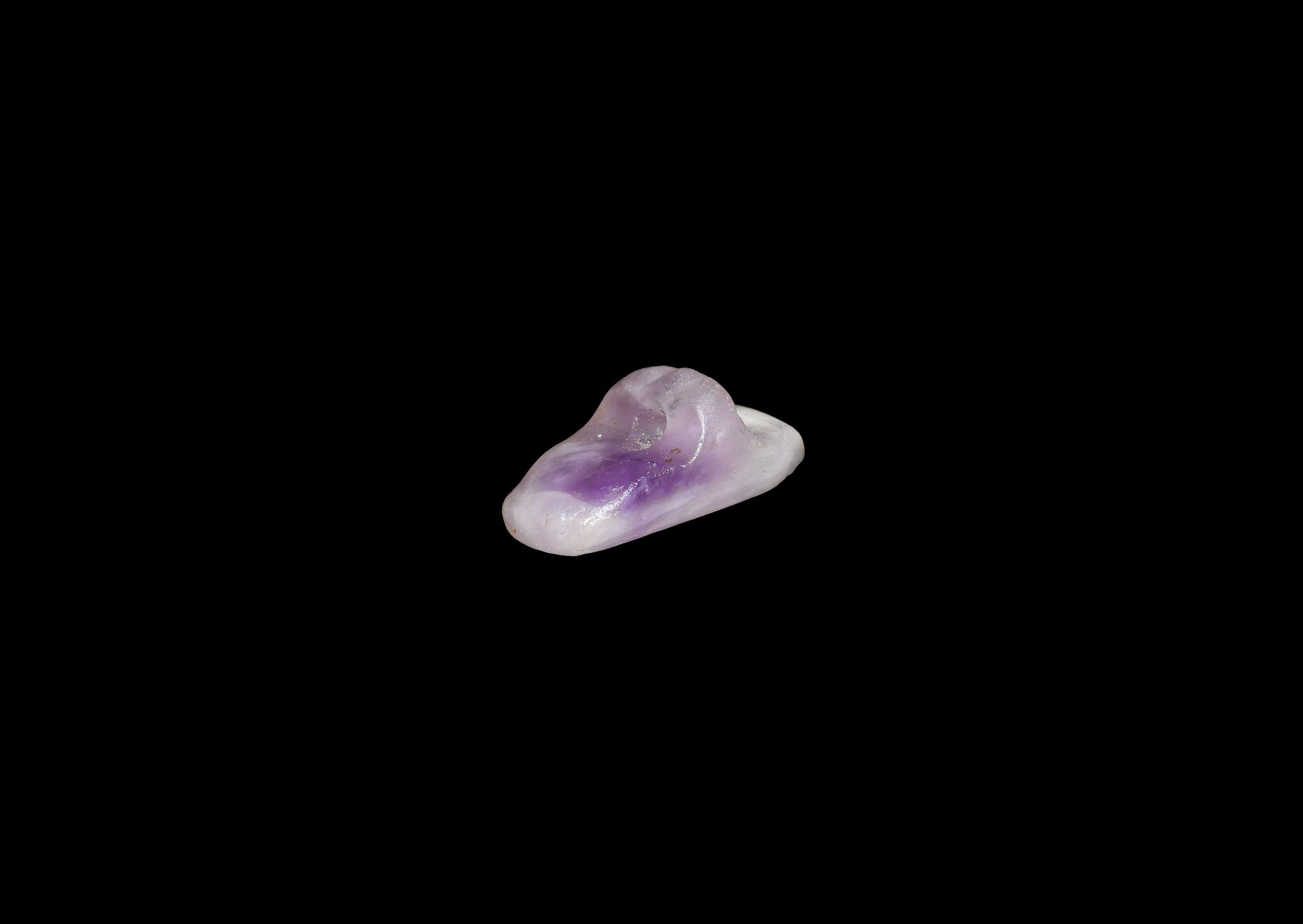 Egyptian Amethyst Hippopotamus Head Amulet