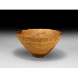 Western Asiatic Alabaster Bowl