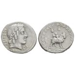 Mn Fonteius - Cupid on Goat Denarius