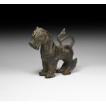 Chinese Standing Lion Statue