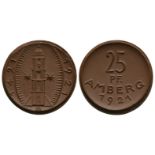 Germany - Meissen - Ceramic 25 Pfennig Token