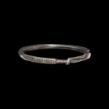 Viking Silver Decorated Bracelet