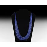 Roman Lapis Lazuli Bead String Group