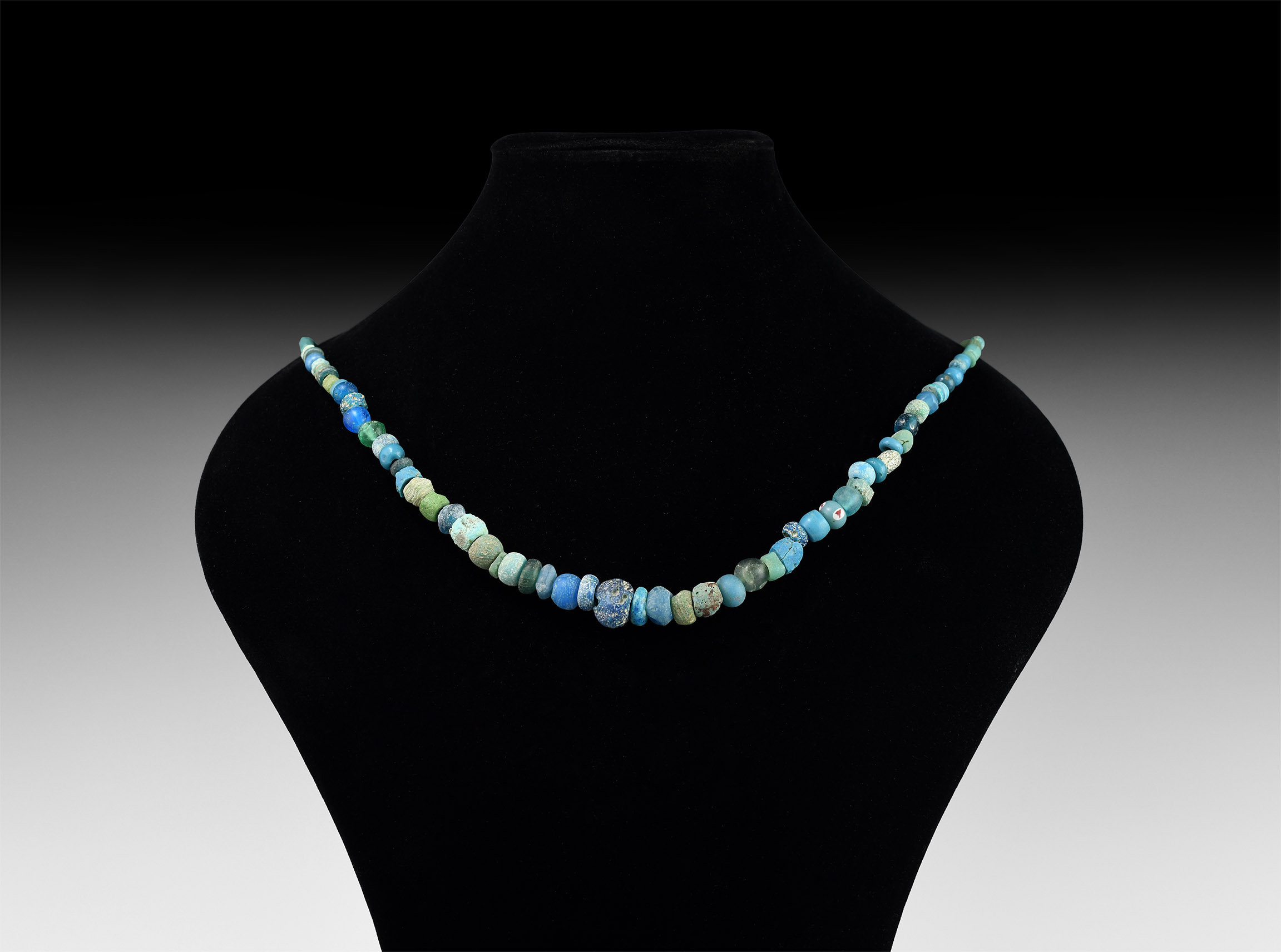 Egyptian Mixed Glass Bead Necklace