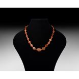 Western Asiatic Carnelian Bead Necklace