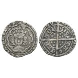 Henry VII - Canterbury - Facing Bust Halfgroat