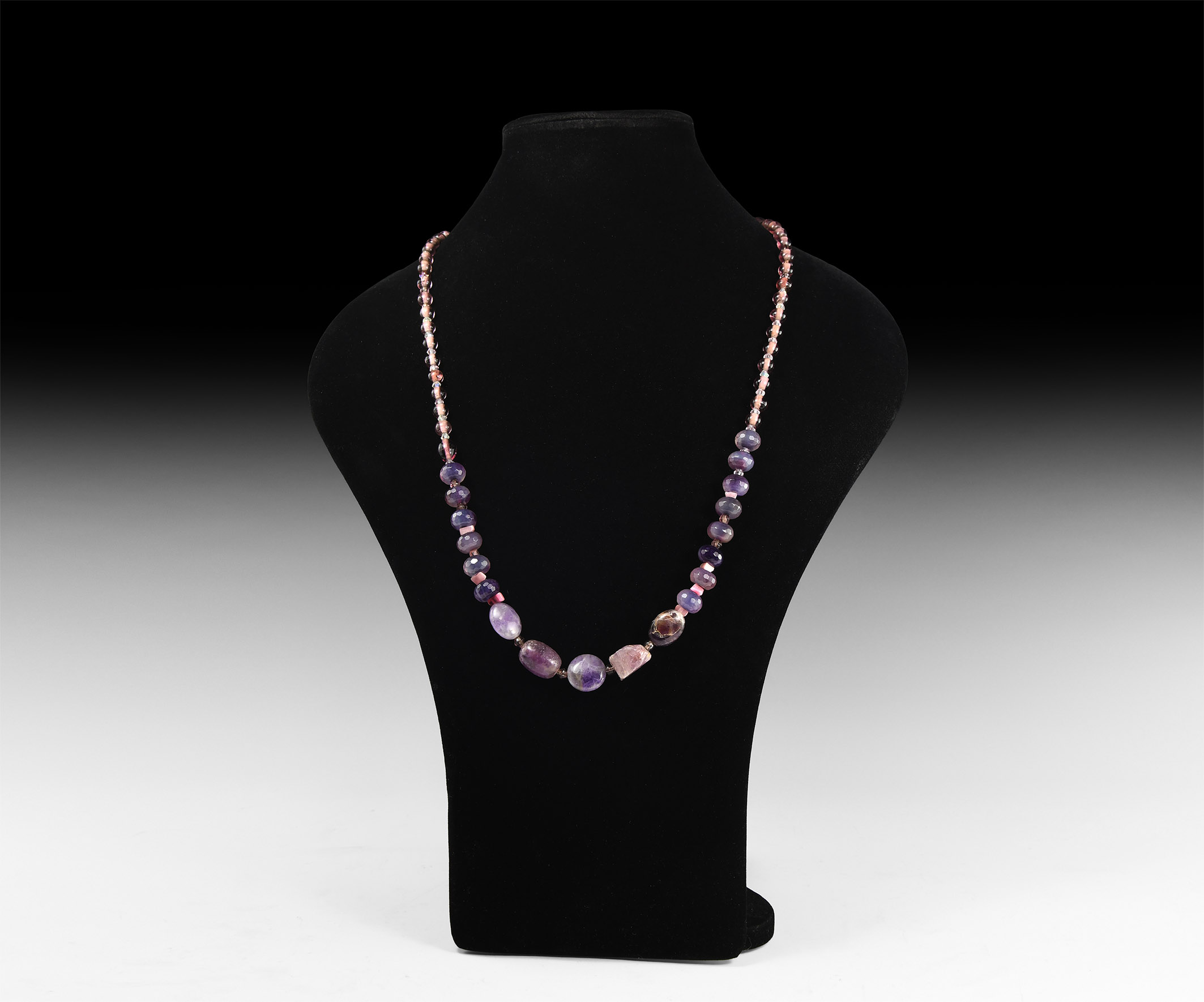 Natural History - Amethyst and Other Bead Necklace
