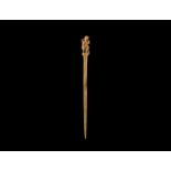 Roman Bone Pin with Venus