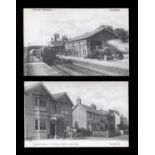 A group of 4 printed postcards of Henfield, West Sussex, comprising 2 published by the Mezzotint