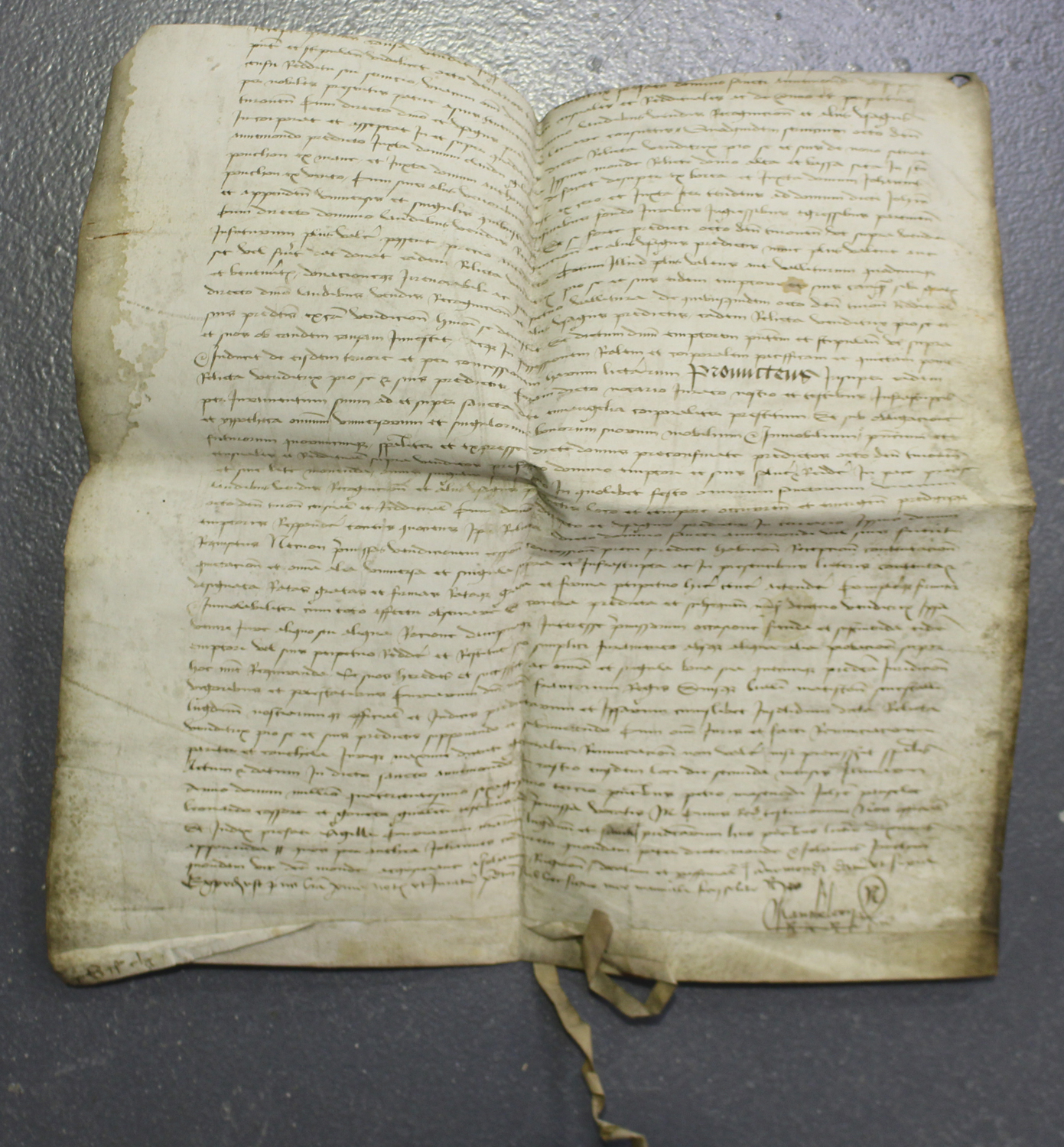 DOCUMENTS. A Louis XI of France manuscript document on vellum dated 2 November 1478, concerning - Image 3 of 10