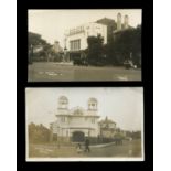 A collection of 26 postcards of Epsom, Surrey, including photographic postcards titled 'Electric