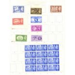 A collection of world stamps in albums and some loose in packets, including Great Britain 1d reds,