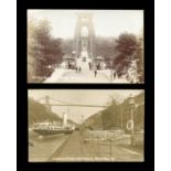 A collection of 36 postcards of Bristol, most photographic, including postcards titled 'Clifton