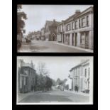 A collection of 12 photographic postcards of Henfield, West Sussex, the majority of the High