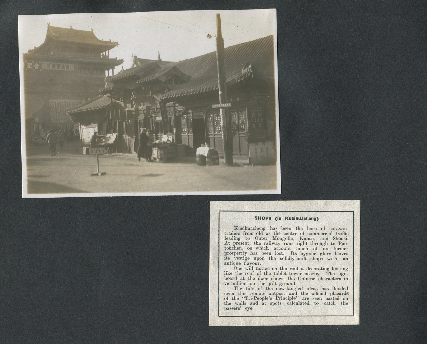 PHOTOGRAPHS. An album containing 100 black and white photographs of China and Asia, probably by - Image 4 of 4